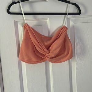 Orange Bandeau Top